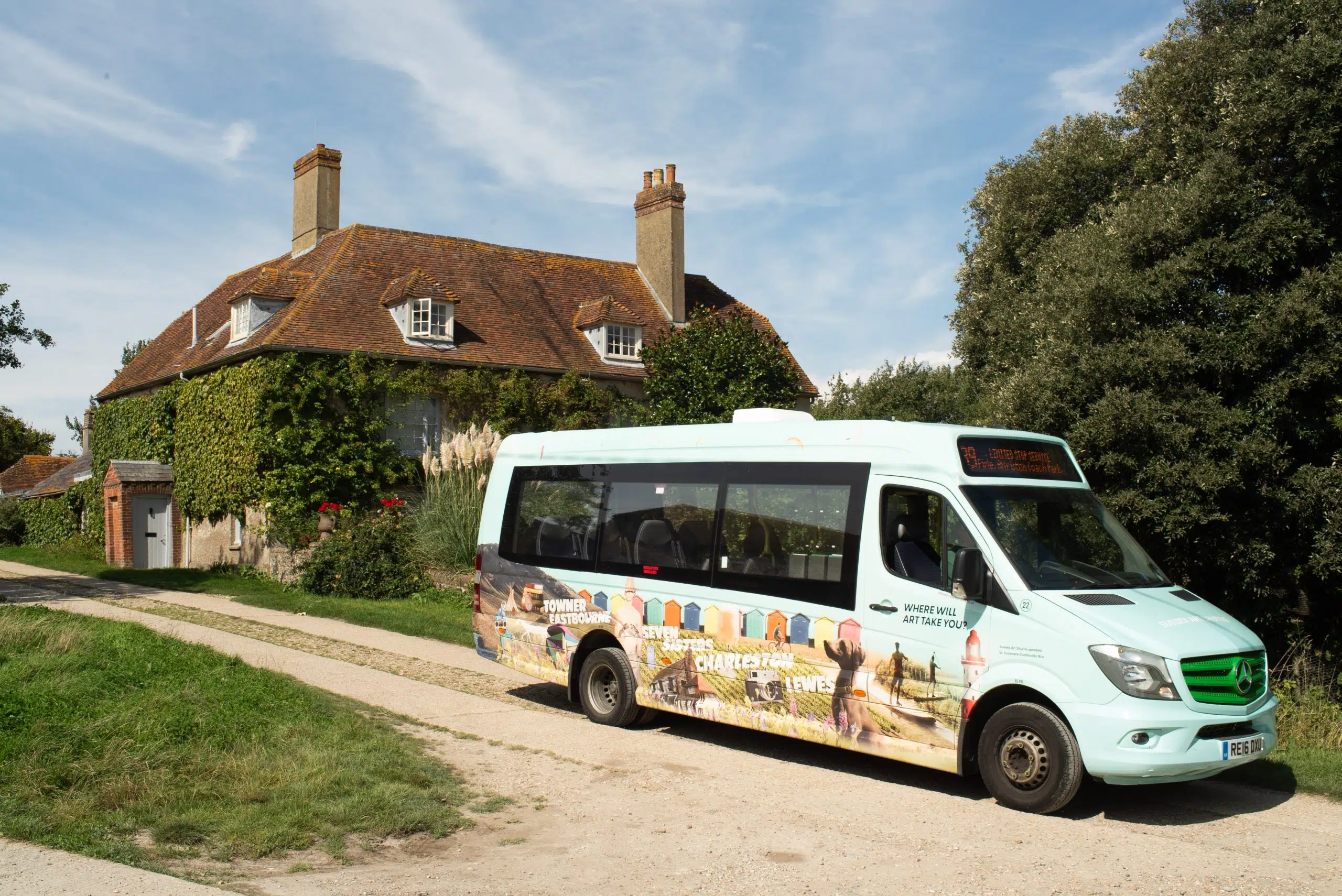 Service 39 Sussex Art Shuttle at Charleston Farmhouse