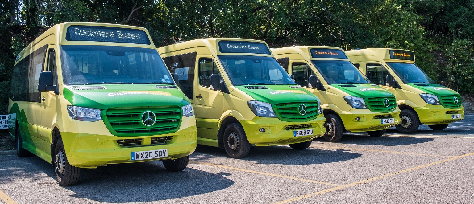 Cuckmere Buses in new livery